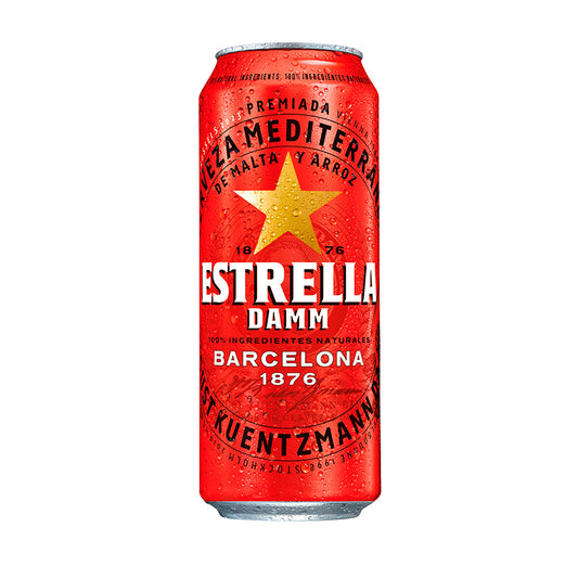 CERVEZA DAMM LATA 500 CC.