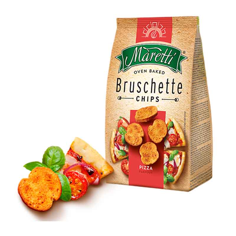 CHIPS MARETTI PIZZA 140 Grs