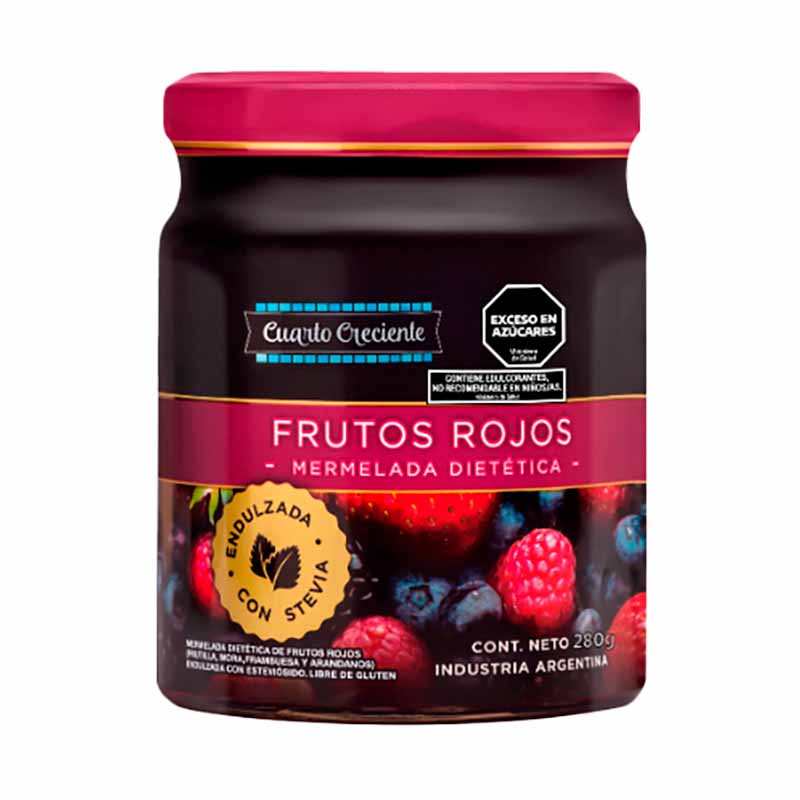 MERM. C. CRECIENTE C/STEVIA FR.ROJOS 280 Grs